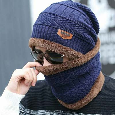 Winter Cap For Women and Man-Blue