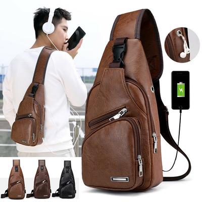 Artificial Leather Backpack For Man. image 2