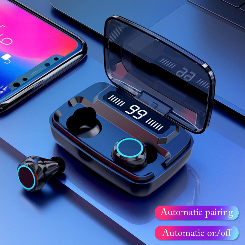 M-11 TWS Wireless Earphone with Power Bank & LED Digital Display Touch-Original. image 4