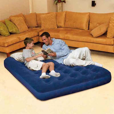 Double Air bed with pumper image 2