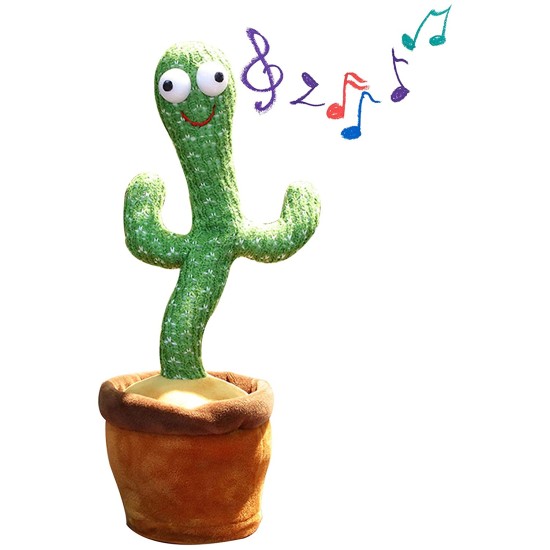 Dancing cactus talking cactus Stuffed Plush Toy Electronic toy with song plush cactus potted toy Early Education Toy For kids image 5