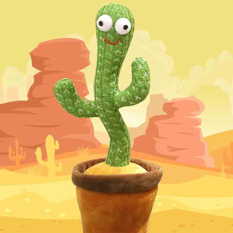 Dancing cactus talking cactus Stuffed Plush Toy Electronic toy with song plush cactus potted toy Early Education Toy For kids image 8