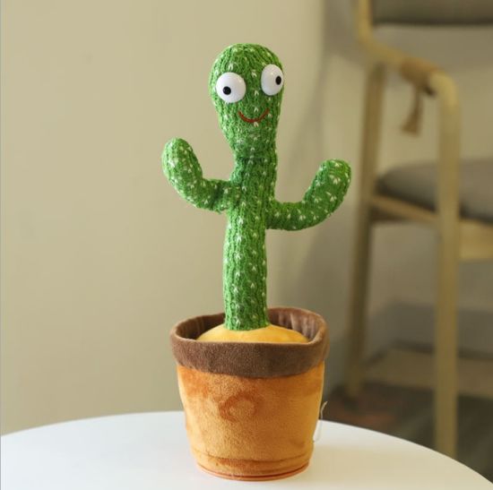 Dancing cactus talking cactus Stuffed Plush Toy Electronic toy with song plush cactus potted toy Early Education Toy For kids image 9